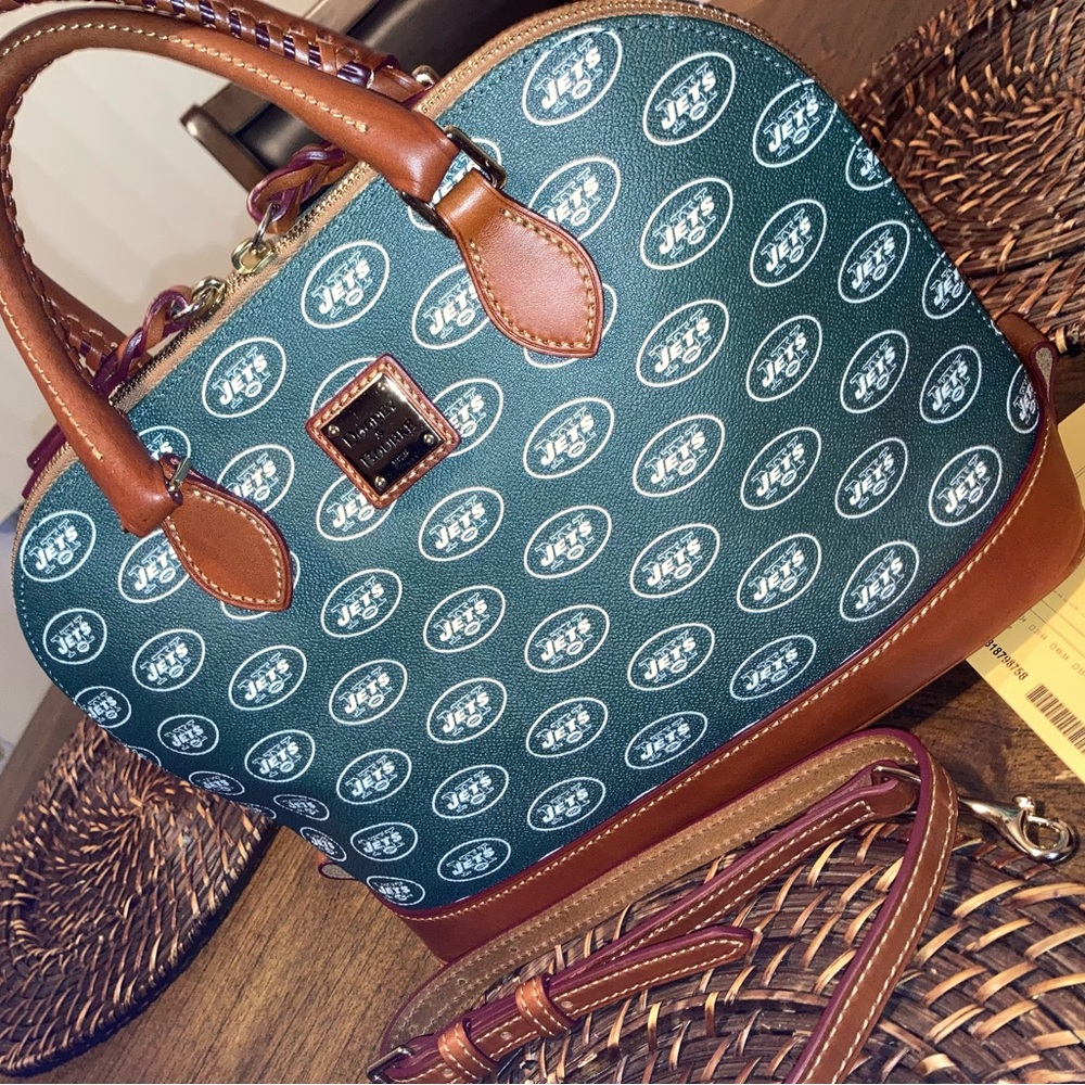 Dooney & Bourke New York Jets Zip Zip Domed Satchel (NWOT) - Picture 3 of 8